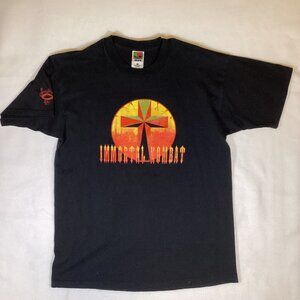 Immortal Kombat Black Large Short sleeve TShirt Graphic Prints See Pics Details
